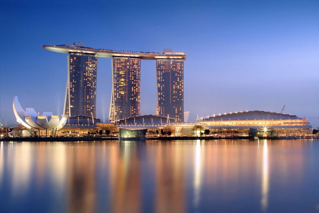Marina Bay Sands and Sands Expo and Convention Centre in Singapore